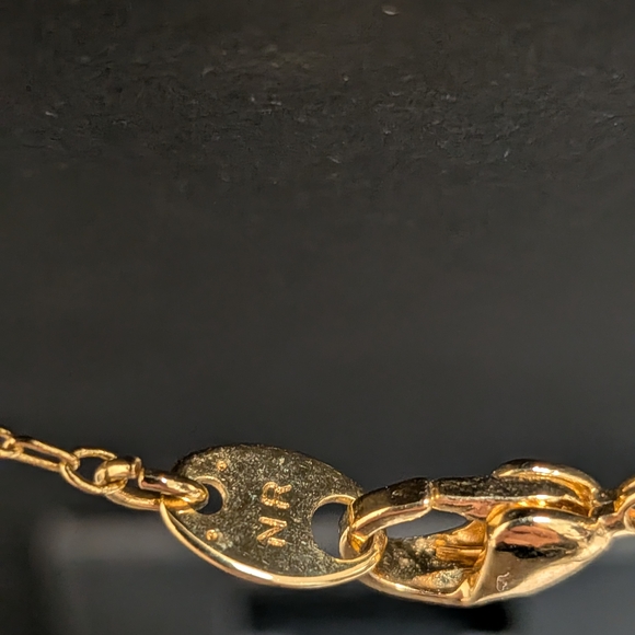 Avon Gold Necklace with Pearl Accents - Picture 2 of 7